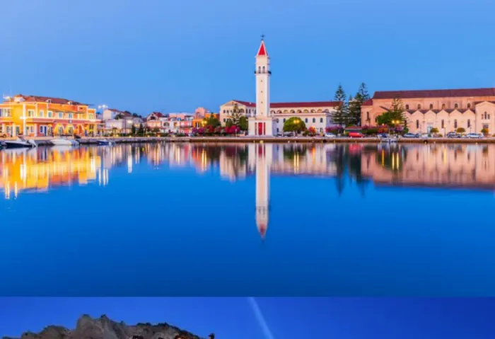 Zante town waterfront